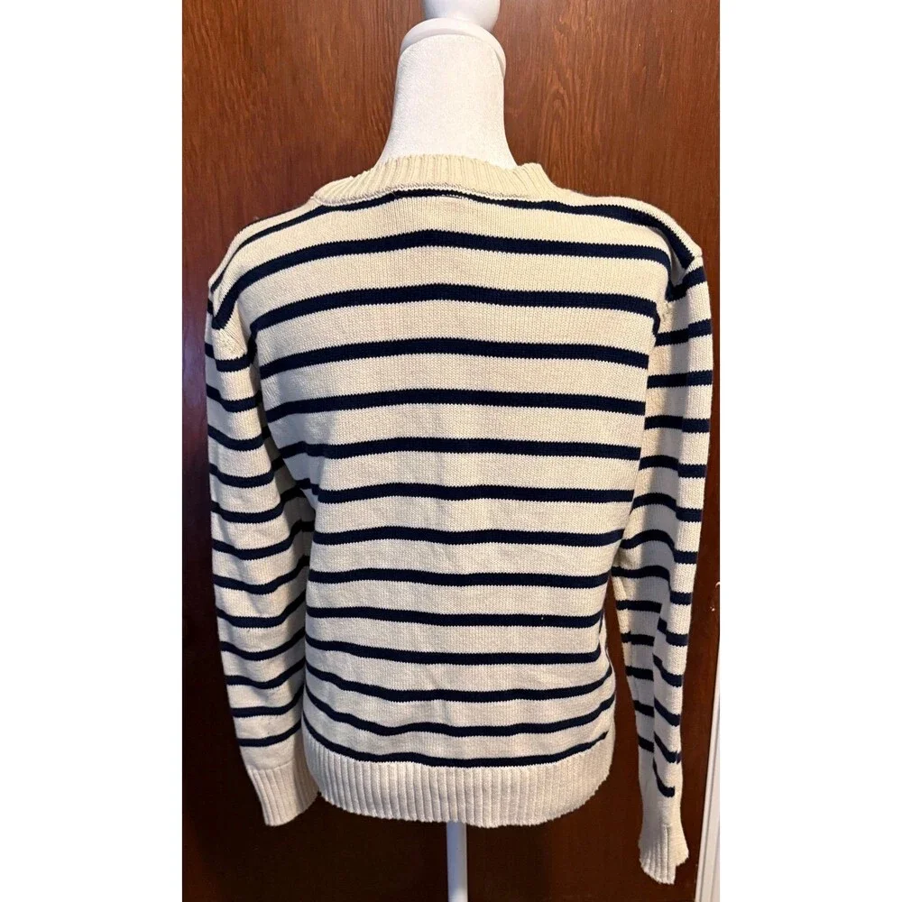 St. John’s Bay Woman’s Striped Heart Sweater